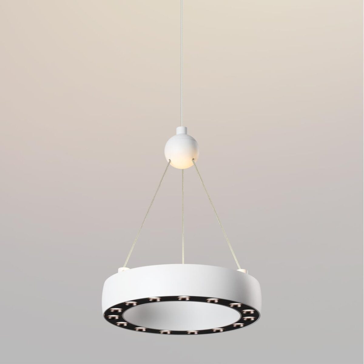 359395 OVER NT24 000 белый Светильник подвесной светодиодный, длина провода 2м IP20 LED 12W вниз/5W вверх 220V 1360Лм 3000K TURN — изображение 5