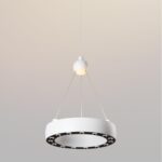 359395 OVER NT24 000 белый Светильник подвесной светодиодный, длина провода 2м IP20 LED 12W вниз/5W вверх 220V 1360Лм 3000K TURN — изображение 5