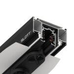 135189 NT23 136 черный Интрудер (профиль) для встраивания трехфазного трека в натяжной потолок, 2м IP20 — изображение 3