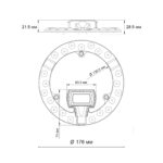 357750 VAX NT23 Модуль LED 18Вт без ДУ (NEW) 4000K D176 IP20 — изображение 3