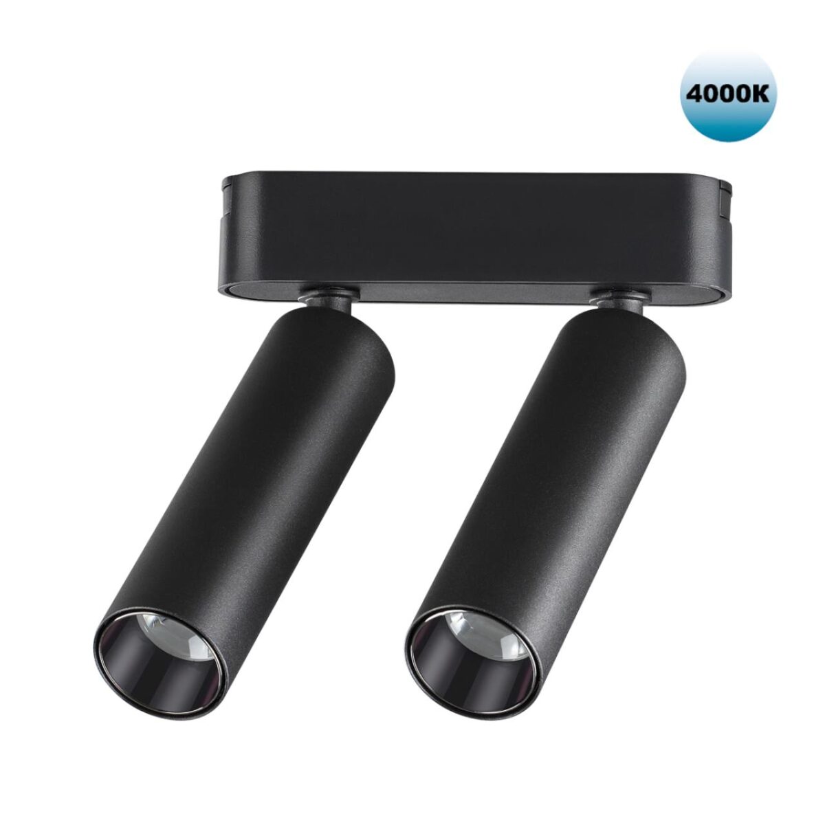 359086 SHINO NT23 048 черный Трековый светильник для низков. шинопровода IP20 LED 4000K 2*7W 48V 1260Лм SMAL — изображение 1