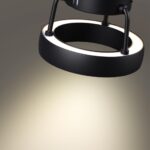 359398 OVER NT24 000 черный Светильник накладной светодиодный IP20 LED 12W вниз/5W вверх 220V 1360Лм 3000K TURN — изображение 7