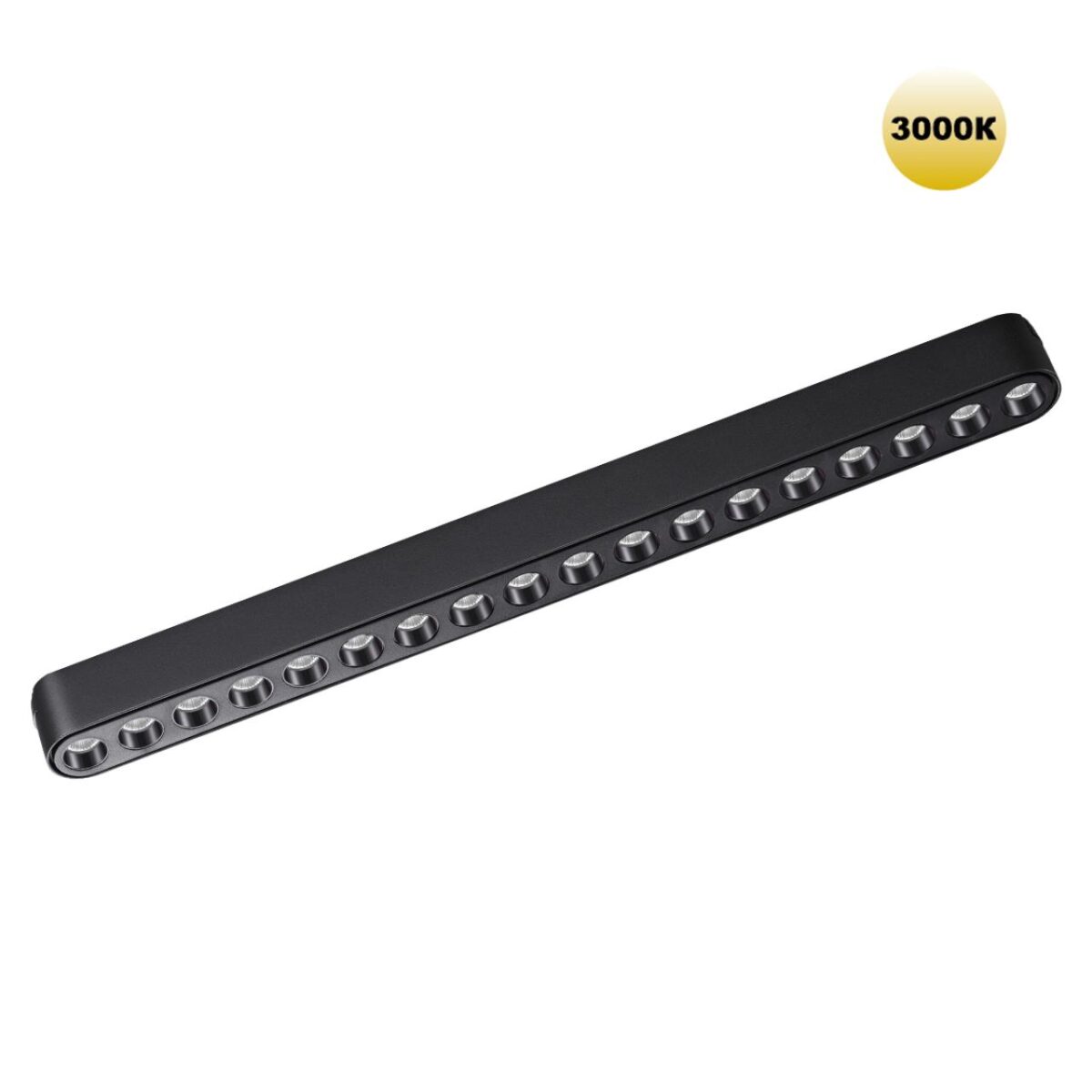 359244 SHINO NT23 047 черный Трековый светильник для низковольтного шинопровода IP20 LED 18W 48V 1710Лм 3000К SMAL — изображение 1