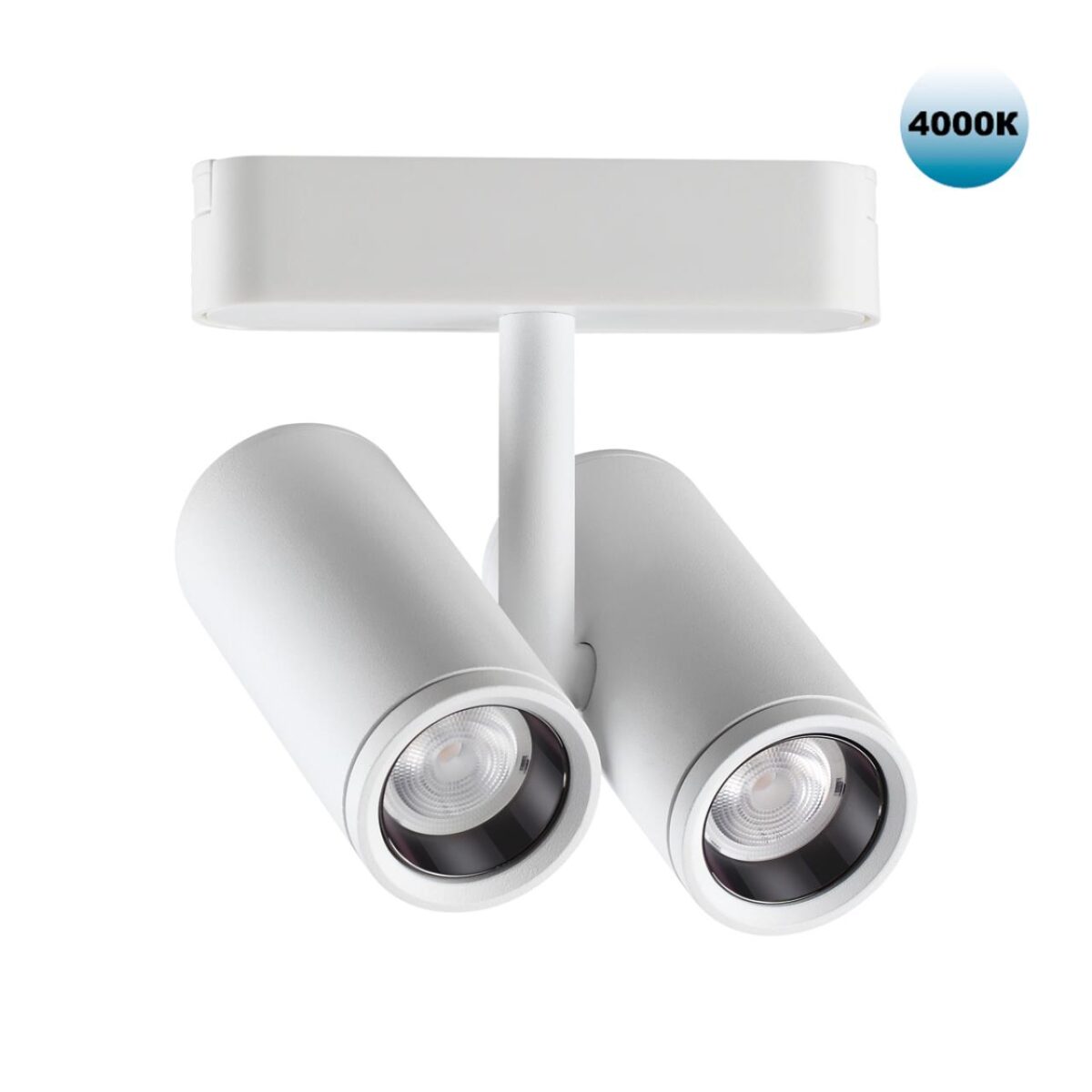 359109 SHINO NT23 051 белый Трековый светильник для низков. шинопровода IP20 LED 4000K 2*8W 48V 1360Лм SMAL — изображение 1