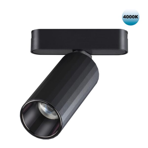 359092 SHINO NT23 049 черный Трековый светильник для низков. шинопровода IP20 LED 4000K 12W 48V 1020Лм SMAL