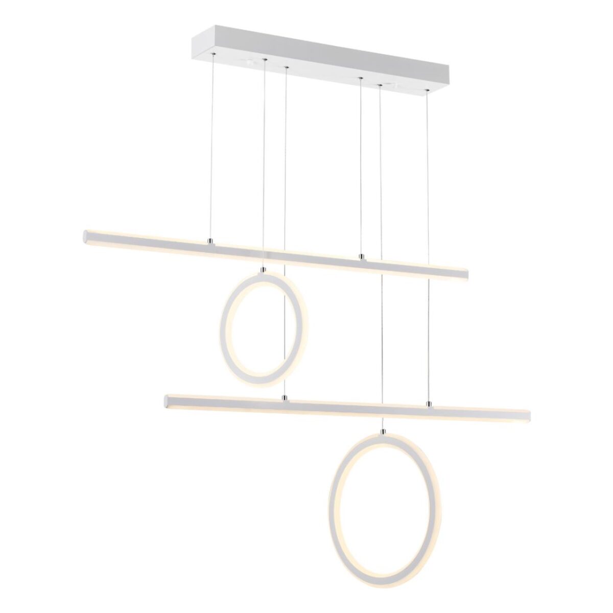 359182 OVER NT23 314 белый Светильник подвесной диммируемый, в комплекте пульт ДУ IP20 LED 4000К 116W 220V ONDO — изображение 4