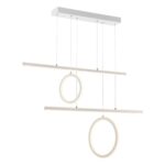 359182 OVER NT23 314 белый Светильник подвесной диммируемый, в комплекте пульт ДУ IP20 LED 4000К 116W 220V ONDO — изображение 4