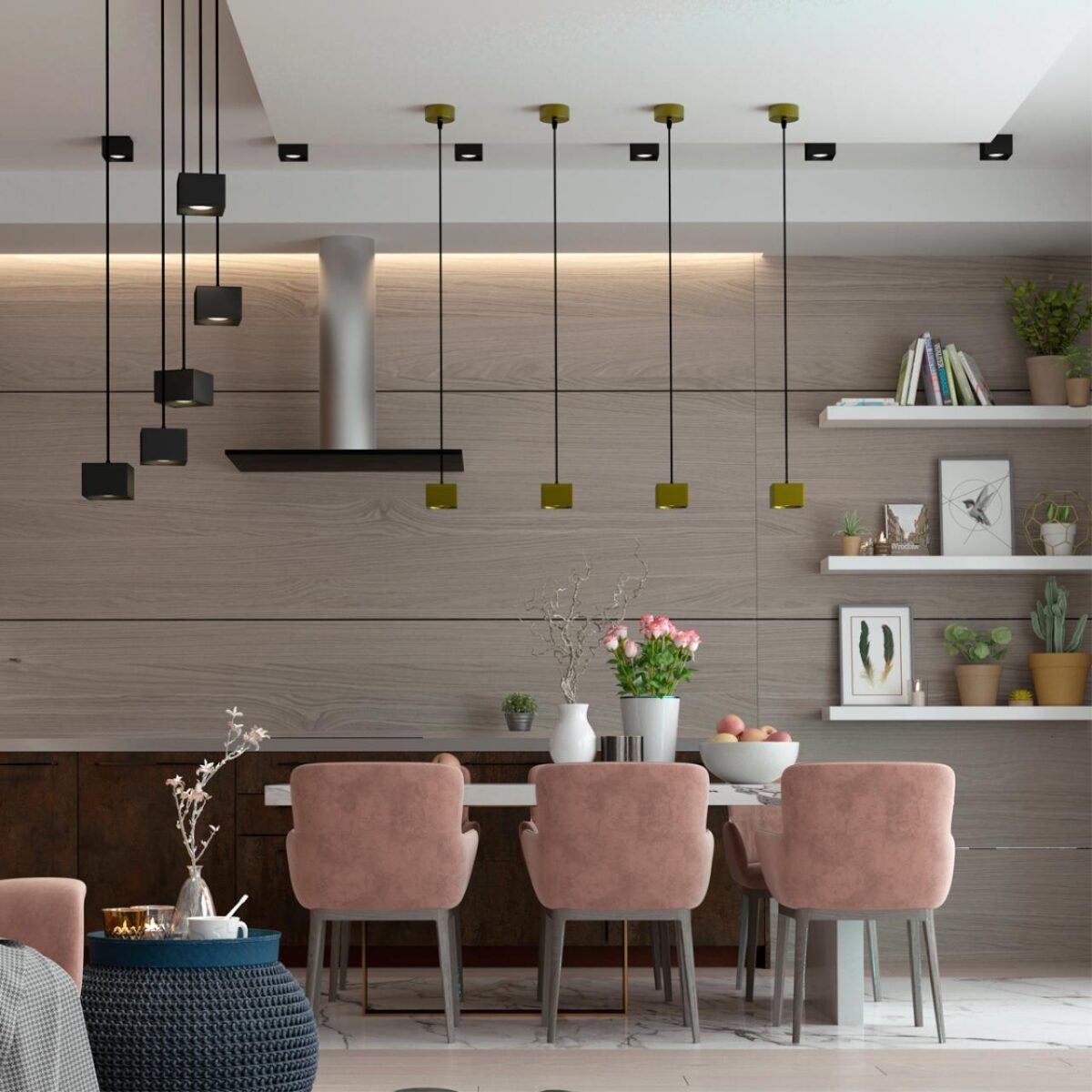 358672 OVER NT21 231 золото Светильник накладной светодиодный, провод 2м IP20 LED 4000К 12W 220V PATERA — изображение 3