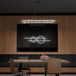 359182 OVER NT23 314 белый Светильник подвесной диммируемый, в комплекте пульт ДУ IP20 LED 4000К 116W 220V ONDO — изображение 5