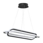 359173 OVER NT23 316 черный Светильник подвесной диммируемый, в комплекте пульт ДУ IP20 LED 4000К 116W 220V ONDO — изображение 4