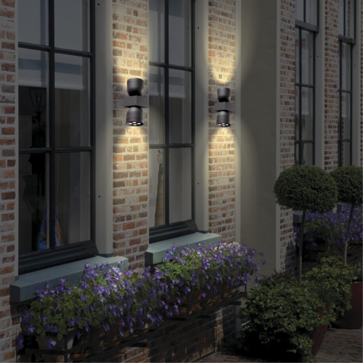 358114 STREET NT19 366 темно-серый  Ландшафтный настен.светильник IP65 LED 3000К 20W GALEATI — изображение 3