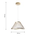 4634-6P, подвес, D600xH400/1500, LEDx16W, 600LM, 4000K, included — изображение 3