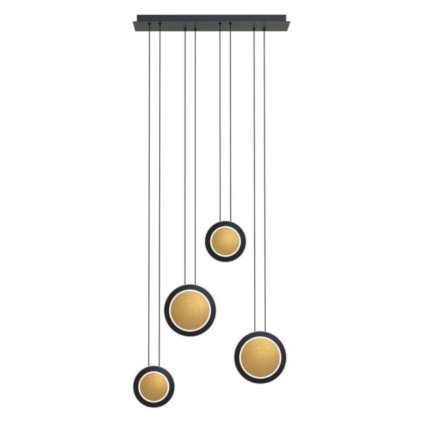 4562-4P, подвесная люстра, L600xW160xH1500, LEDx30W, 1800LM, 4000K, included