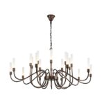 3014-20P, подвесная люстра, D1200xH680/1680, 20xG9LEDx7W, 4900LM, 3000K, included