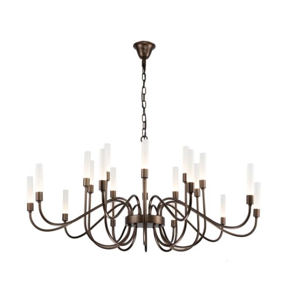 3014-20P, подвесная люстра, D1200xH680/1680, 20xG9LEDx7W, 4900LM, 3000K, included