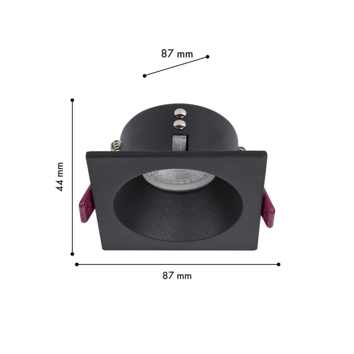 4531-1C, врезной светильник, L87xW87xH44, cutout:D75, 1xGU10x35W, IP65, excluded — изображение 2