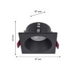 4531-1C, врезной светильник, L87xW87xH44, cutout:D75, 1xGU10x35W, IP65, excluded — изображение 2