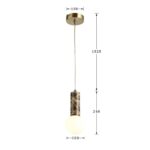 2750-1P, подвес, D100xH240/1765, 1xG9LEDx5W, 400LM, 3000K, included — изображение 3