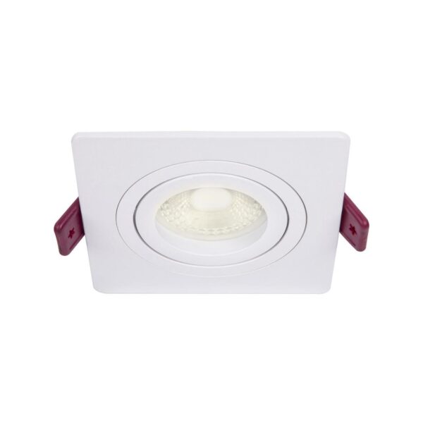 4542-1C, врезной светильник, L92xW92xH28, cutout:D80, 1xGU10x35W, IP20, excluded