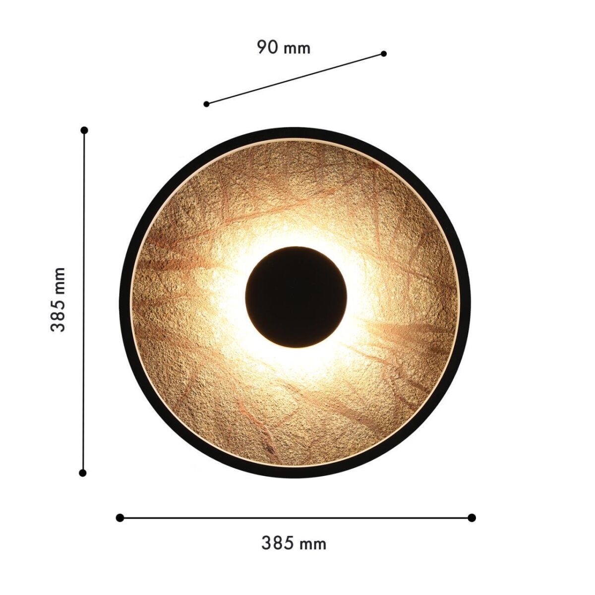 4445-2W, настенный светильник, D90xW385xH385, LEDx32W, 285LM, 4000K, included — изображение 3