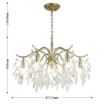 3003-7P, подвесная люстра, D710xH490/1490, 7xE14x40W, excluded — изображение 3