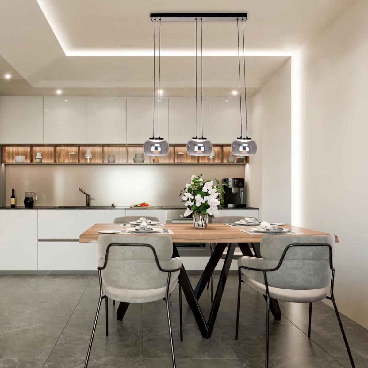 4376-1T, настольный светильник, D180xH330, LEDx7W, 490LM, 4000K, CRI>90, included, switch — изображение 7