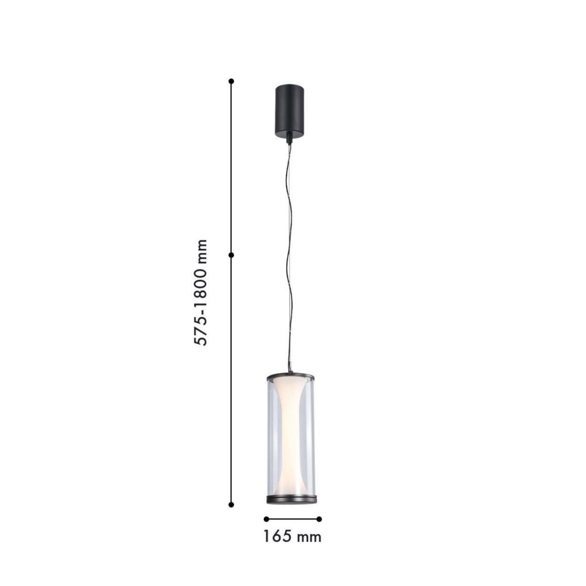 4245-1P, подвес, D165xH575/1800, LEDx12W, 294LM, 4000K, included — изображение 2