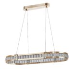 4206-9P, подвесная люстра, L860xW360xH80/1500, 2xLEDx35W, 7000LM, 3000K, included — изображение 2