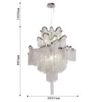 1156-8P, подвесная люстра, D600xH880/1880, 8xE14x40W, excluded — изображение 3