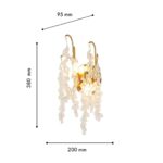 4108-2W, настенный светильник, D95xW200xH380, 2xG9x40W, excluded — изображение 3