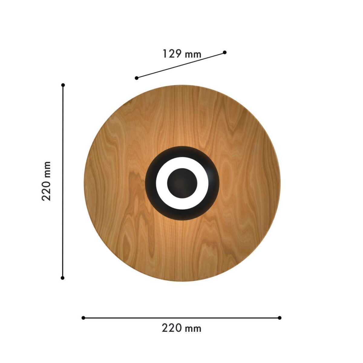 4288-1W, настенный светильник, D130xW220xH220, LEDx9W, 550LM, 4000K, included — изображение 2