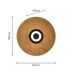 4288-1W, настенный светильник, D130xW220xH220, LEDx9W, 550LM, 4000K, included — изображение 2