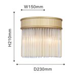 4200-2W, настенный светильник, D150xW230xH210, 2xE14x40W, excluded — изображение 3