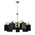 2822-7P, подвесная люстра, D790xH455/1520(H560/1625), 7xE14x40W, excluded — изображение 9