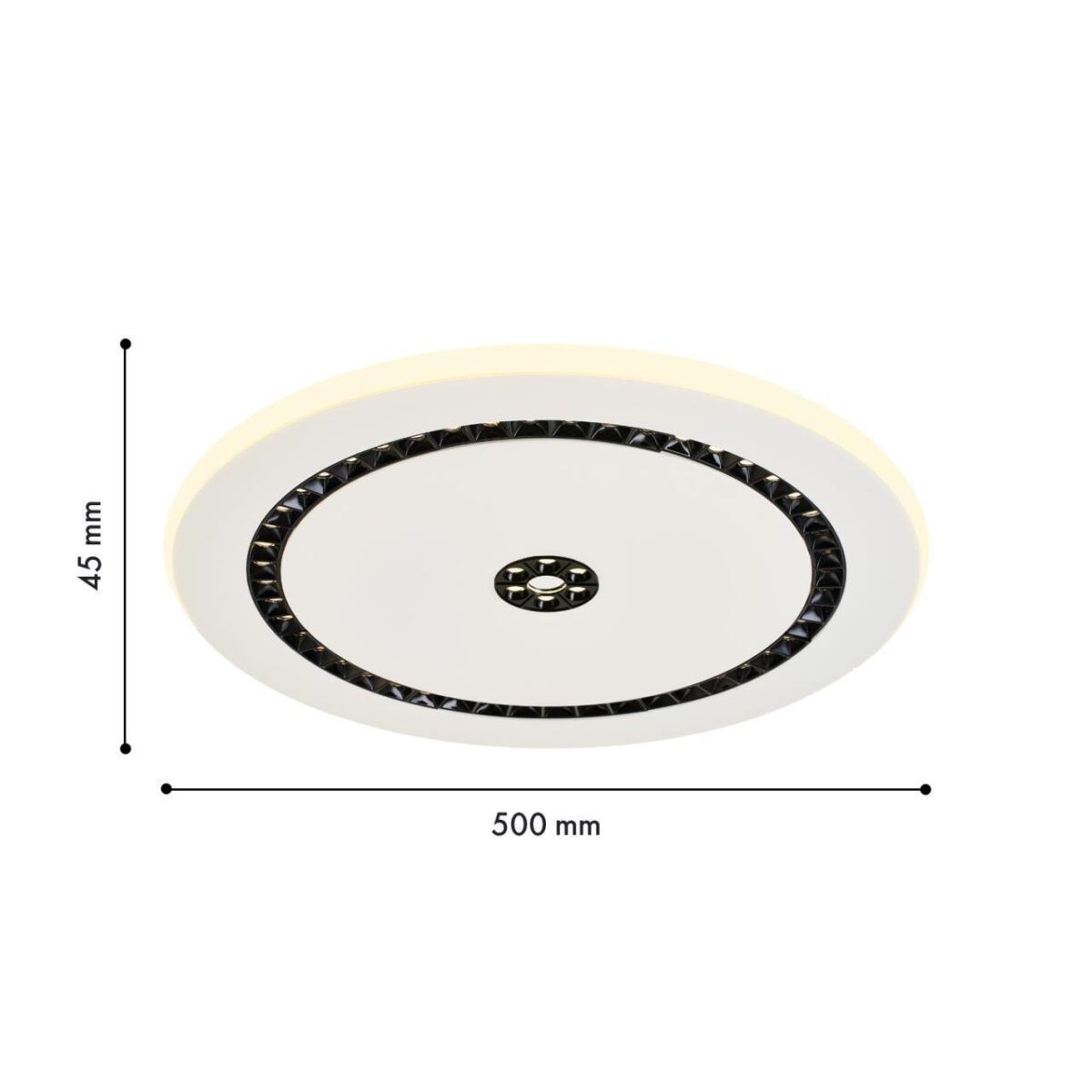 4433-1C, потолочный светильник, D500xH45, LEDx30W, 3200LM, 4000K, included — изображение 3