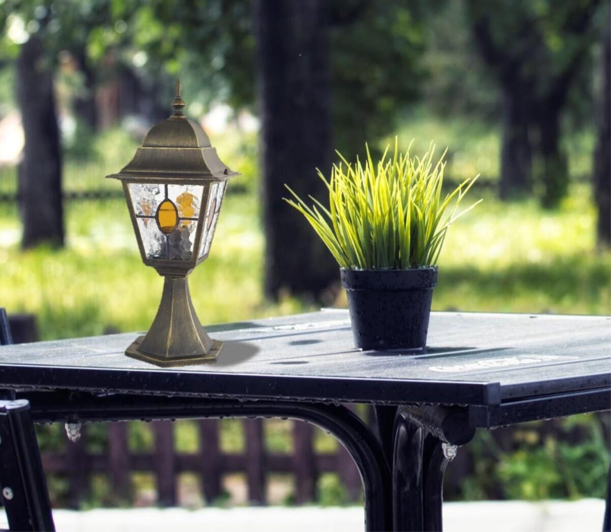 1805-1T, уличный светильник, L185*W185*H420, 1xE27x100W, IP44, excluded — изображение 5