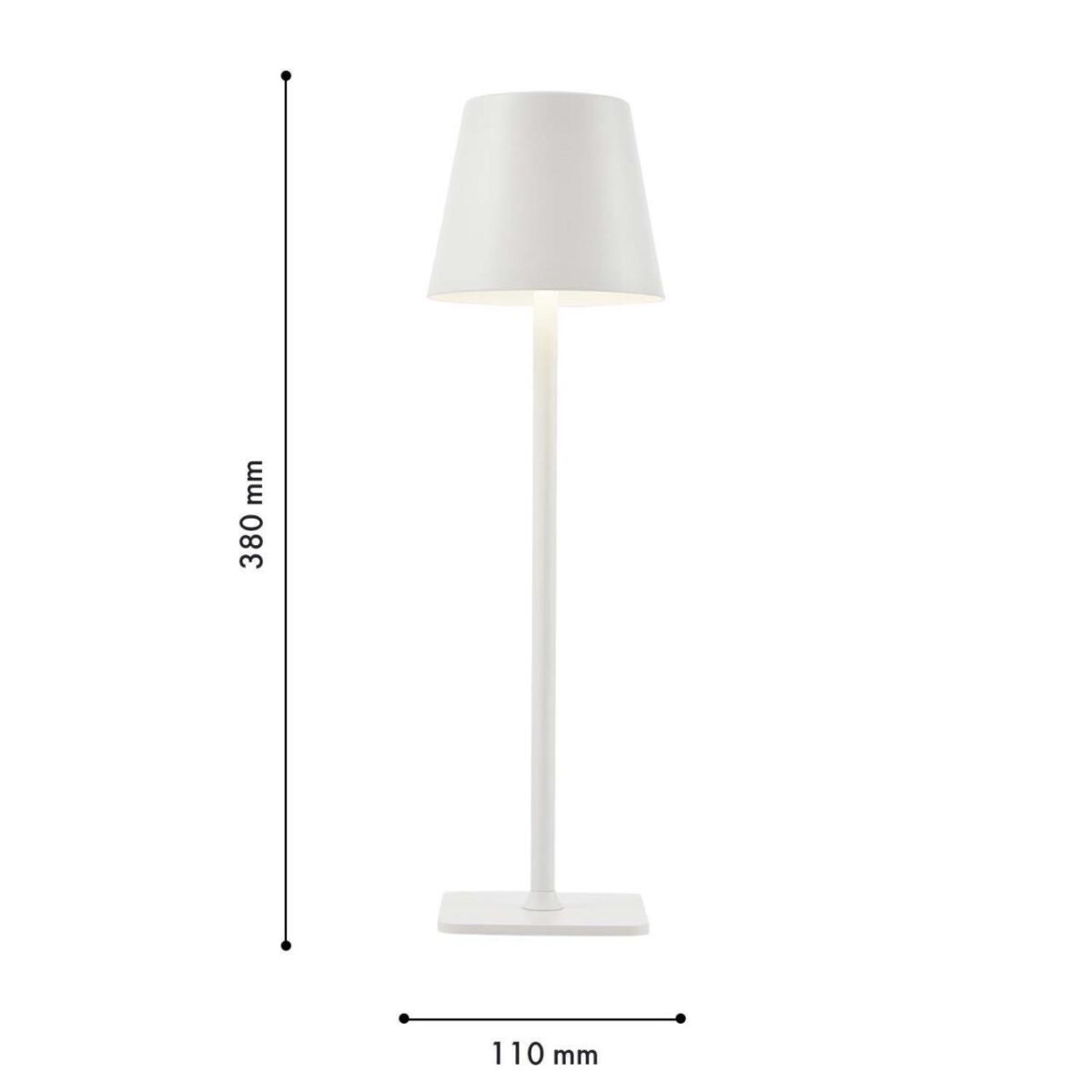 4614-1T, настольный светильник, D110xH380, LEDx3.5W, 265LM, 4000K, included, touch dimmer — изображение 3