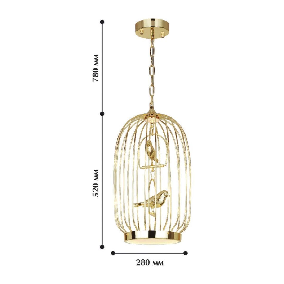 1928-2P, люстра подвесная, D280xH520/1300, 1xLEDx9W + 1xLEDx3W,  960LM, 3500K, included — изображение 2