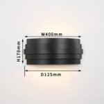 4123-2W, настенный светильник, D125xW400xH170, 2xE14x40W, excluded — изображение 3