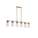 3099-6U, подвесная люстра, L1205xW105xH550/1170, 6xE14x40W, excluded — изображение 2