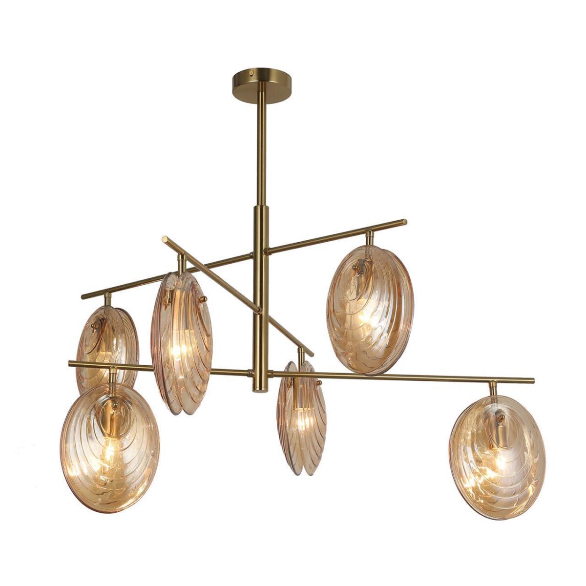 4485-6C, потолочная люстра, D900xH685, 6xE14x60W, excluded 4485-6C, потолочная люстра, D900xH685, 6xE14x60W, excluded — изображение 1