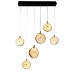 4488-6P, подвесная люстра, L730xW100xH550/1500, LEDx40W, 2749LM, 4000K, included