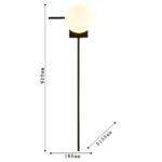 2823-1W, настенный светильник, D155xW185xH620, 1xG9x25W, excluded — изображение 3