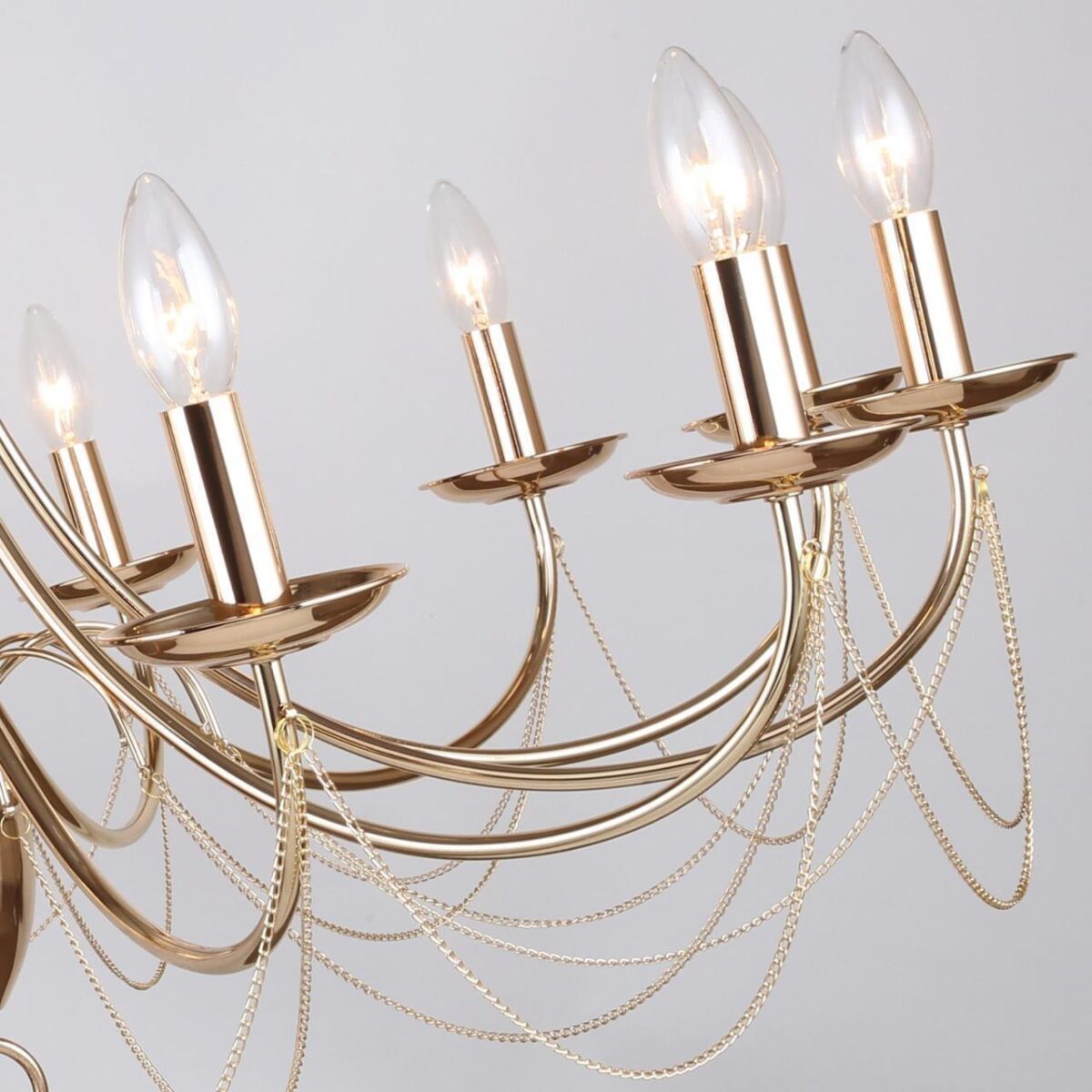 2591-12P, подвесная люстра, D960xH580/2080, 12xE14x40W, excluded — изображение 7