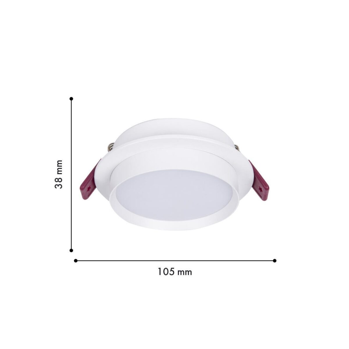 4537-1C, врезной светильник, D105xH38, cutout:D90, 1xGX53LEDx15W, IP20, excluded — изображение 2
