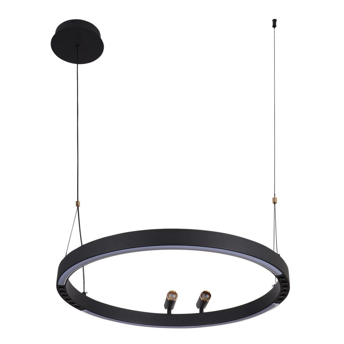 4474-1P, подвесная люстра, D600xH1000/1800, LEDx58W + 2xLEDx3W, 1860LM, 3000-6500K, included, remote control — изображение 6