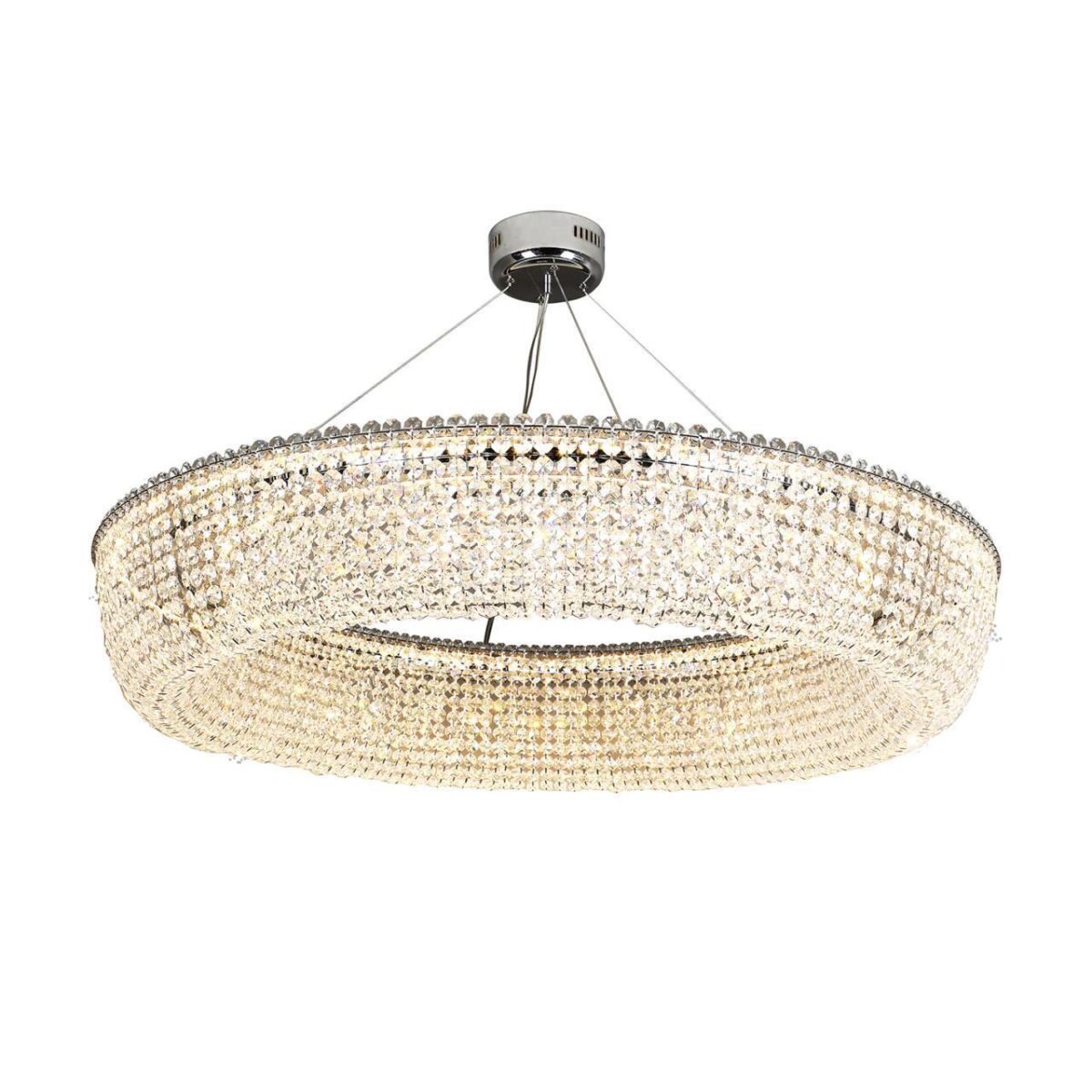 4478-10P, подвесная люстра, D1050xH165/1200, LEDx92W, 8300LM, 3000K, included, remote control — изображение 1