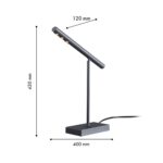 4321-1T, настольный светильник, L400xW120xH420, LEDx6W, 240LM, 4000K, CRI>90, included, switch — изображение 2