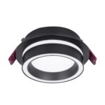 4540-1C, врезной светильник, D105xH44, cutout:D90, 1xGX53LEDx15W, IP20, excluded