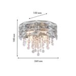 4250-2W, настенный светильник, D150xW260xH180, 2xG9x40W, excluded — изображение 3